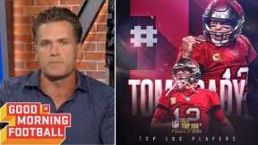 GMFB | Kyle Brandt GOES CRAZY to Buccaneers' Tom Brady ranked No. 1 one more time NFL Top 100
