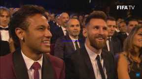 Ronaldo,Neymar and Messi in FIFA Best Award 2017