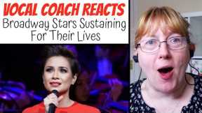 Musical Theatre Coach Reacts to Broadway Stars Sustaining For Their Life
