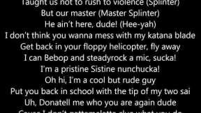 ARTISTS Vs TMNT Lyrics Epic Rap /Battles Of History