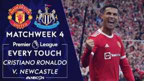 Every Cristiano Ronaldo touch from his second Manchester United debut | Premier League | NBC Sports