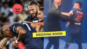 Ramos STOPS messi mbappé fight 😡 Messi ANGRY PSG #shorts #trending #football #mbappe #messi #psg