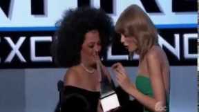 Diana Ross announces Taylor Swift wins Ecellence Award AMA