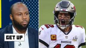 GET UP | Patriots former James White such insight on Tom Brady issue with Buccaneers at O-line