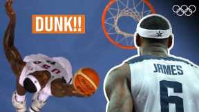EVERY LeBron James Olympic dunk 🏀