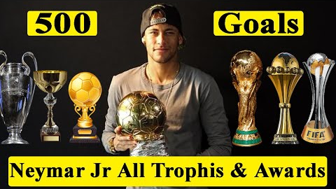 Neymar Jr All Trophies 🏆 Awards 🏅 Achievements | Club | Championship ...