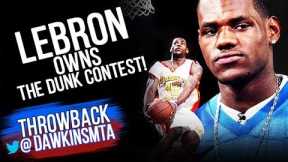 All DUNKS Of 2003 HS Dunk Contest - Young LeBron OWNS it! | FreeDawkins