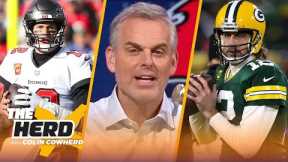 THE HERD | Colin Cowherd willing to bet on Tom Brady & Bucs to total win over Packers' Aaron Rodgers