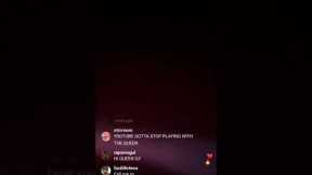 Nicki Minaj short Instagram live 09/26/22. speacks YouTube restriction on Likkle Miss video