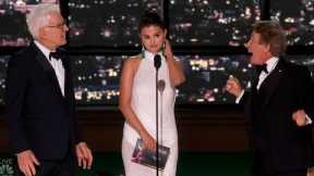 Selena Gomez Delivers Hilarious Joke at Emmy Awards 2022 With Steve Martin & Martin Short!
