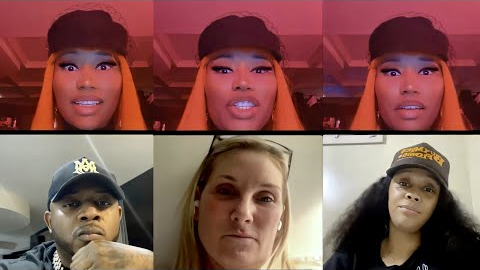 Nicki Minaj gets "EMOTIONAL" reuniting with her TEACHER on IG Live | 10