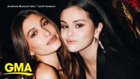 Hailey Bieber and Selena Gomez end rumors of feud | GMA