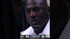 When LeBron stared down MJ 😤 #shorts