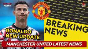 Manchester United Latest News Today Morning - NEW UPDATE Cristiano Ronaldo Man United News Now