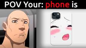 The Rock reacts to your phone : (the rock eyebrow raise)