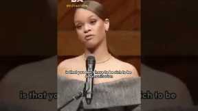 “ Help Someone today”  Rihanna AMAZING Speech #shorts