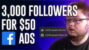 3,290 Followers for $53 With Facebook Ads (For Music Artists)