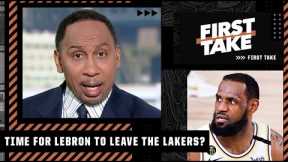 LeBron James has GOT TO GO! 🗣️ - Stephen A. on the Lakers' struggles this season | First Take