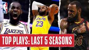 LeBron James' TOP PLAYS | Last 5 Seasons