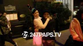 (Exclusive) Rihanna Celebrating Grandpa Bravo Birthday in NYC 11-03-14