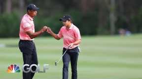 Tiger, Charlie Woods push each other at PNC Championship | Golf Channel