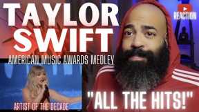 TAYLOR SWIFT - MEDLEY OF SONGS (LIVE AT AWARDS) - MY 1ST INTRODUCTION TO TAYLOR SWIFT - REACTION!