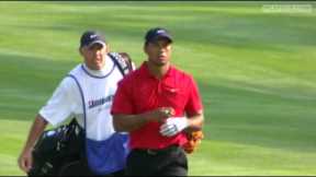 Shot of the Day: Tiger Woods' awesome 8 iron on No. 16 on Sunday at Bridgestone ('09)