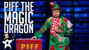 Piff the Magic Dragon on America's Got Talent | Magicians Got Talent