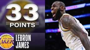 LeBron's Record-Breaking 33 Point Game 👑 | December 13, 2022