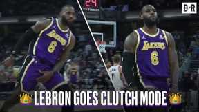 LeBron James Hits Sam Cassell & Silencer Celebrations In CLUTCH Win vs. Pacers