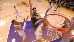 Jayson Tatum almost threw down dunk of the year on LeBron James 😳