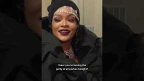 Rihanna avoiding album questions & being an icon #shorts