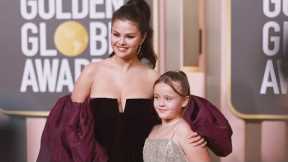 Selena Gomez and Sister DAZZLE in Designer Looks at 2023 Golden Globes