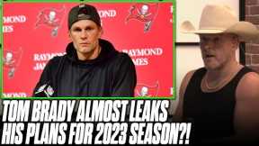 Tom Brady Almost Leaks Plans Potential Retirement Plan In Postgame Press Conference?! | Pat McAfee
