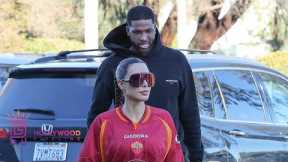 Kim Kardashian Brings Tristan Thompson to Sports Academy