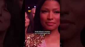 Nicki Minaj's reaction to Jennifer Lopez dancing to her song tiktok celebrityflavour