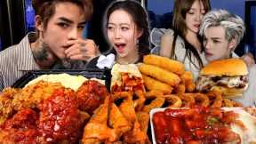 Influencer got BANNED FOR 630 YEARS for live streaming their proposal! Korean Fried Chicken Mukbang