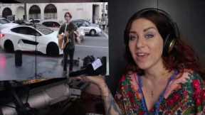 Singer Reacts To Celebrities Surprise Street Performers