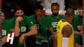 LeBron James Having Fun With Celtics Bench 😂