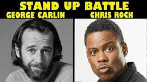 Stand Up Battle - George Carlin vs Chris Rock | Stand Up Comedy Moments