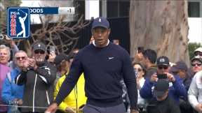 Tiger Woods birdies first hole in return to PGA TOUR