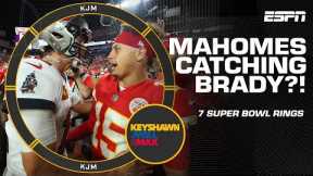 Any chance Patrick Mahomes catches Tom Brady's 7️⃣ Super Bowl rings? 💍 | KJM