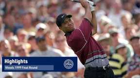 Highlights from Tiger Woods' WINNING 4th Round | PGA Championship 1999