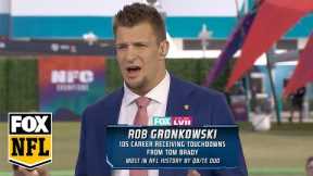 Rob Gronkowski reacts to Tom Brady's NFL retirement | NFL on FOX