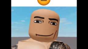 The Rock Eyebrow Raise But Its in Roblox
