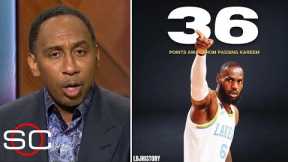 LeBron is the NBA! - Stephen A. reacts to LeBron James nears scoring record.