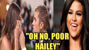 Selena Gomez laughed at Hailey Bieber after she cried on stage. Justin in confusion