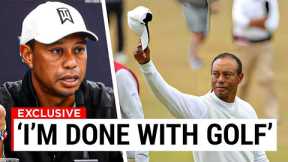 Tiger Woods REVEALS His Future Plans..