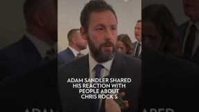 Adam Sandler on Chris Rock's Netflix Stand-Up Special | PEOPLE