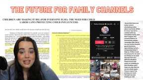 New Laws for Child Influencers? Tiktok Family Vloggers & Shari Franke of 8 Passengers Speaks Out